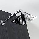 UNIFER DUCHA CUADRADA CON TUBO- CROMADA 8" REF MG 020